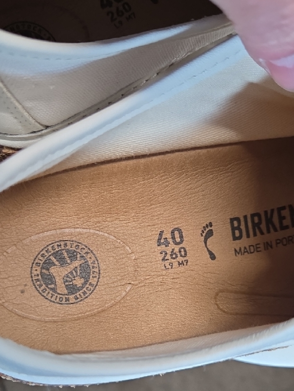 Birkenstock White Canvas Low-Top Sneakers Size 40 - Picture 11 of 11